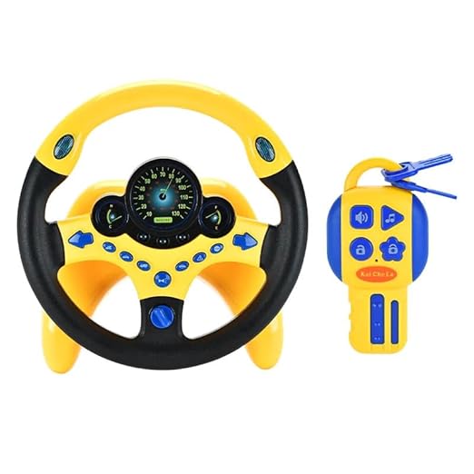 Kids Electric Simulation Steering Wheel Toy