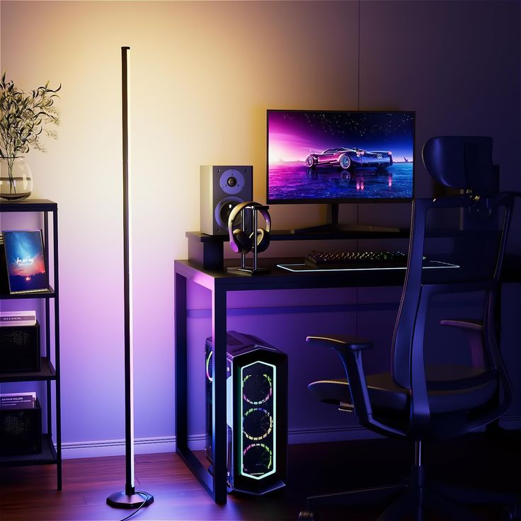 LED Corner RGB Floor Lamp