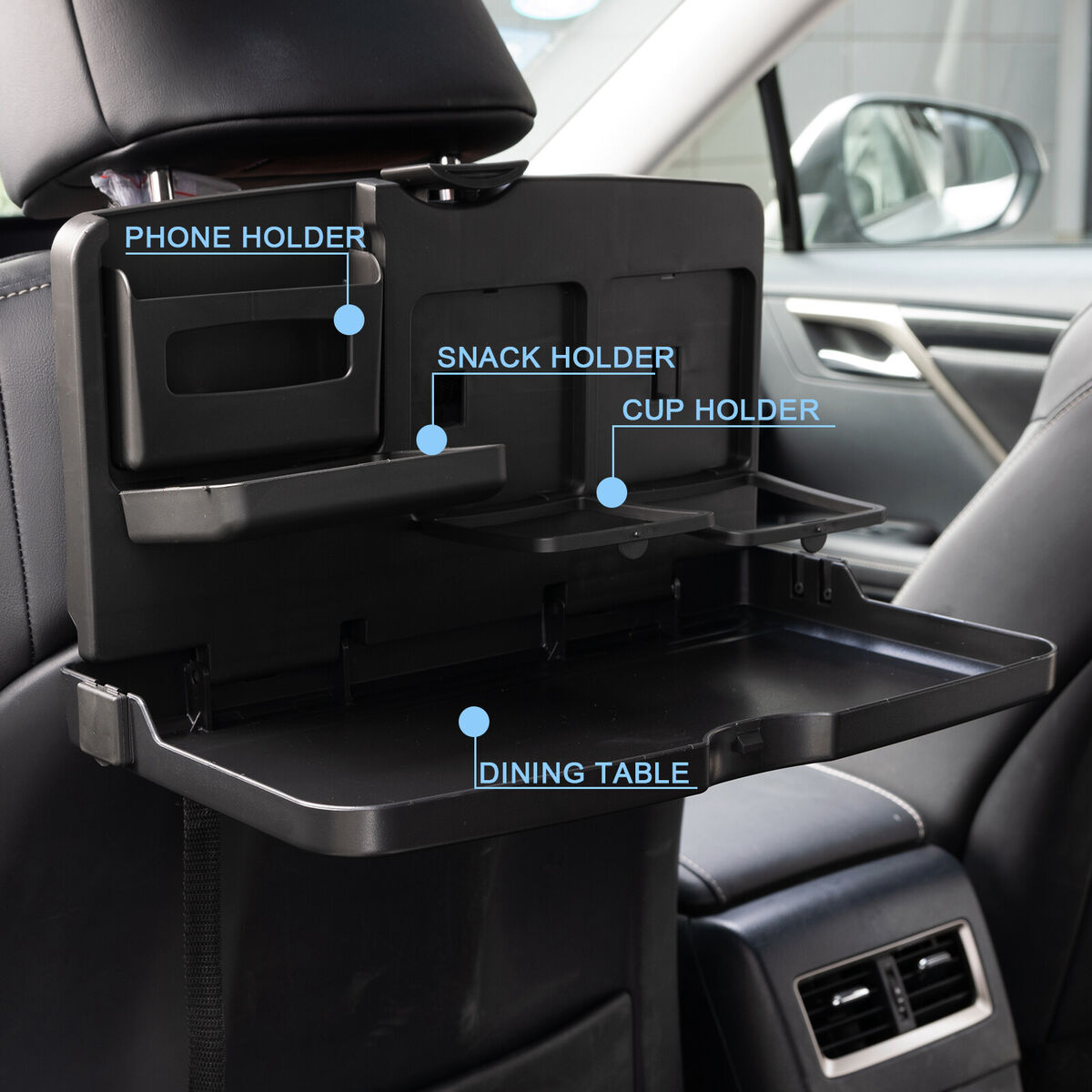 Car Backseat Travel Dining Holder