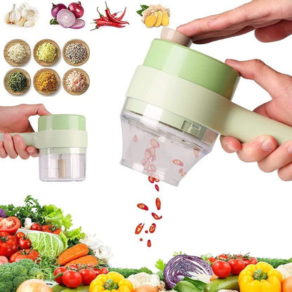 Handheld Electric Vegetable Cutter Set