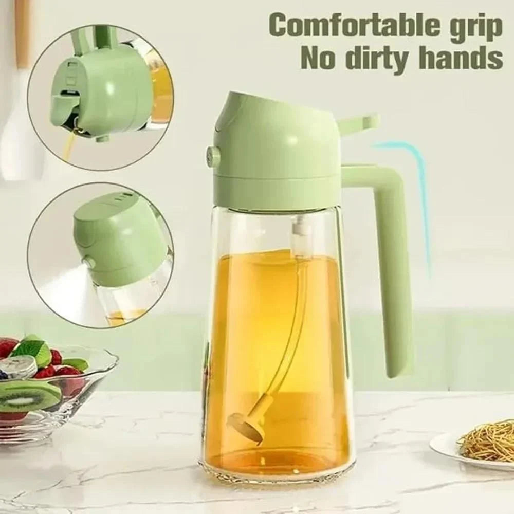 2 In 1 Glass Oil Spray Bottle