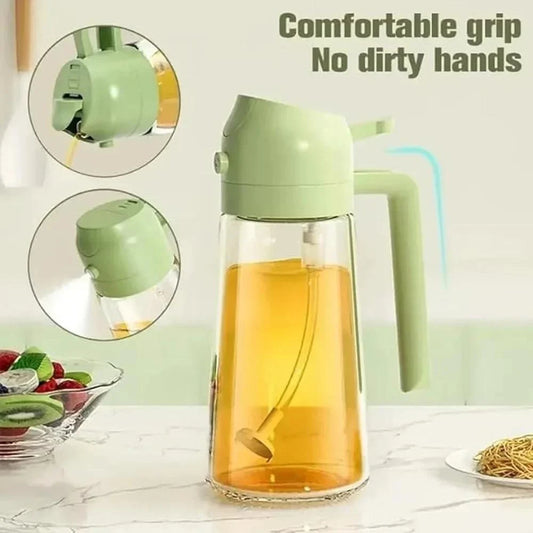 2 In 1 Glass Oil Spray Bottle