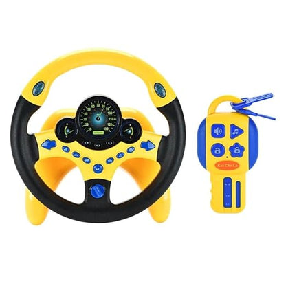 Kids Electric Simulation Steering Wheel Toy