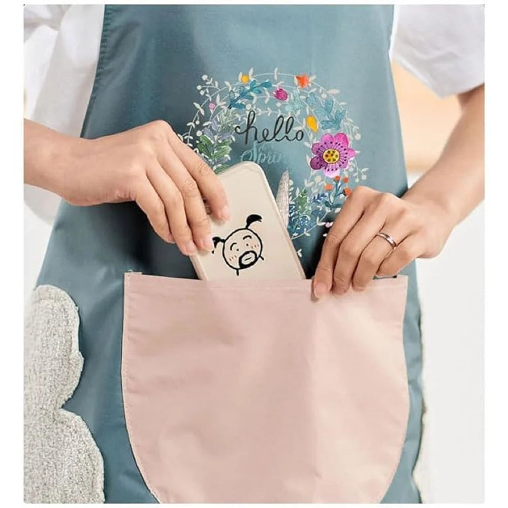 Waterproof Kitchen Pocket Apron