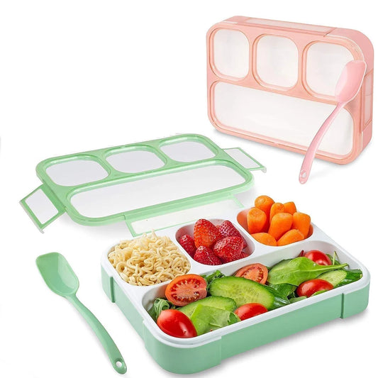 4 Compartment Food Grade Plastic Lunch Box