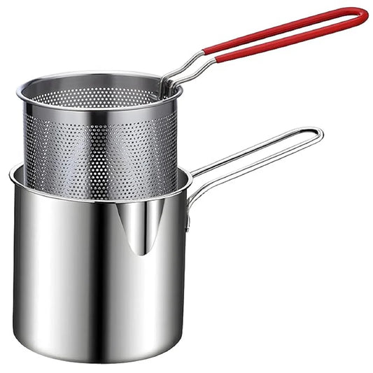 Stainless Steel Deep Frying Pot Strainer
