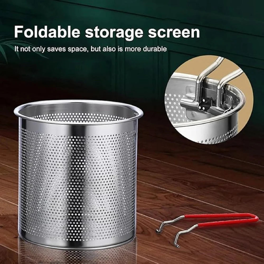 Stainless Steel Deep Frying Pot Strainer