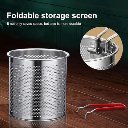 Stainless Steel Deep Frying Pot Strainer