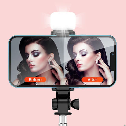 R1s Bluetooth Selfie Sticks with Remote and Selfie Light