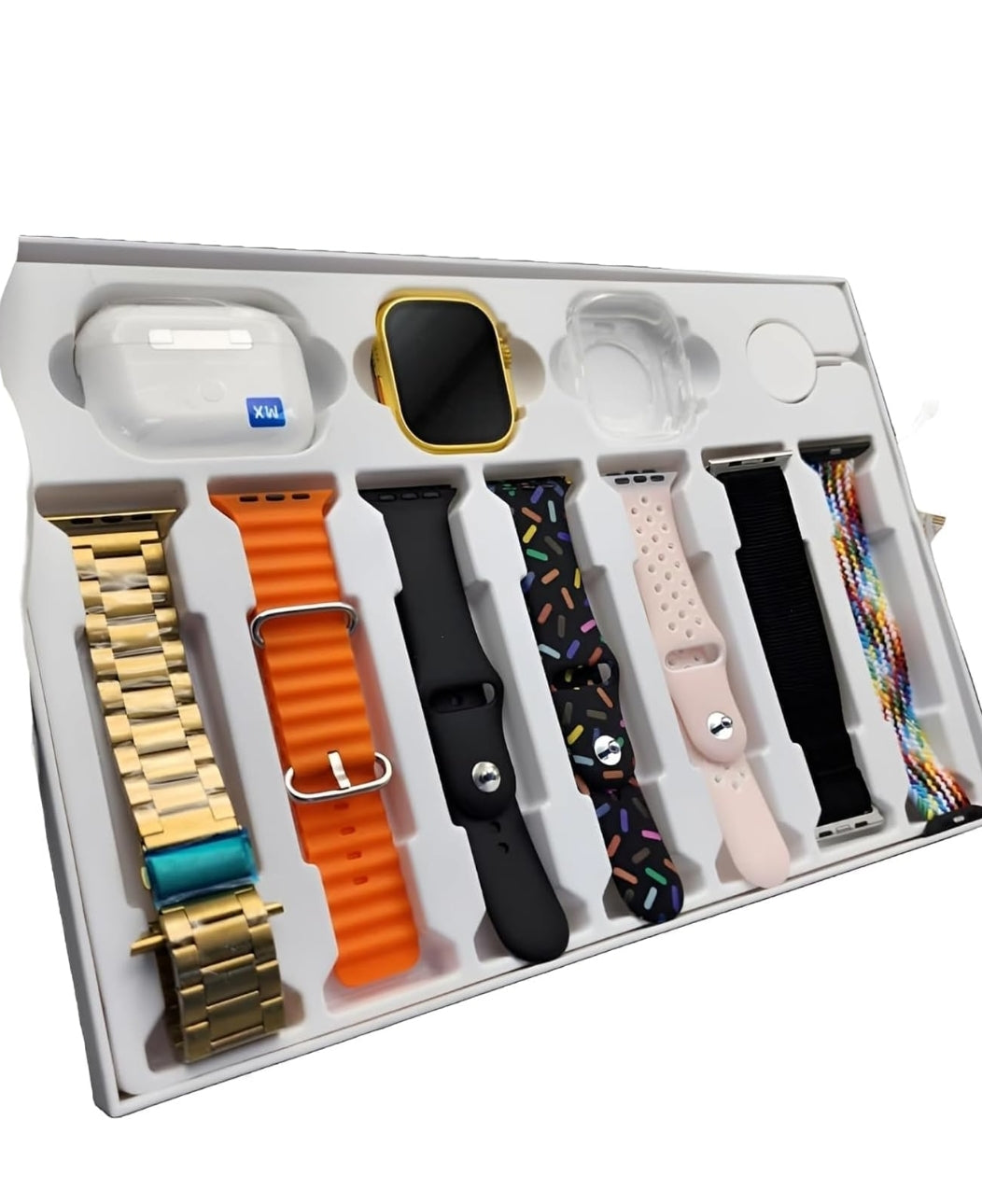 i20 Ultra MAX Suit SmartWatch + ear buds Pro with Transparent Screen Guard