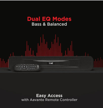 BOAT Aavante Bluetooth Sound Bar(Midnight Black)