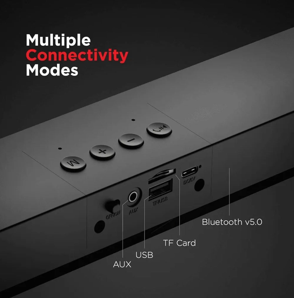 BOAT Aavante Bluetooth Sound Bar(Midnight Black)