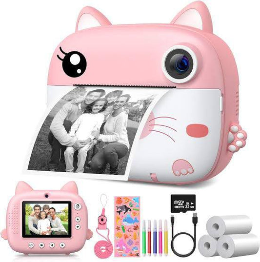 Kids Camera with Instant Print & 2.5K Digital Video