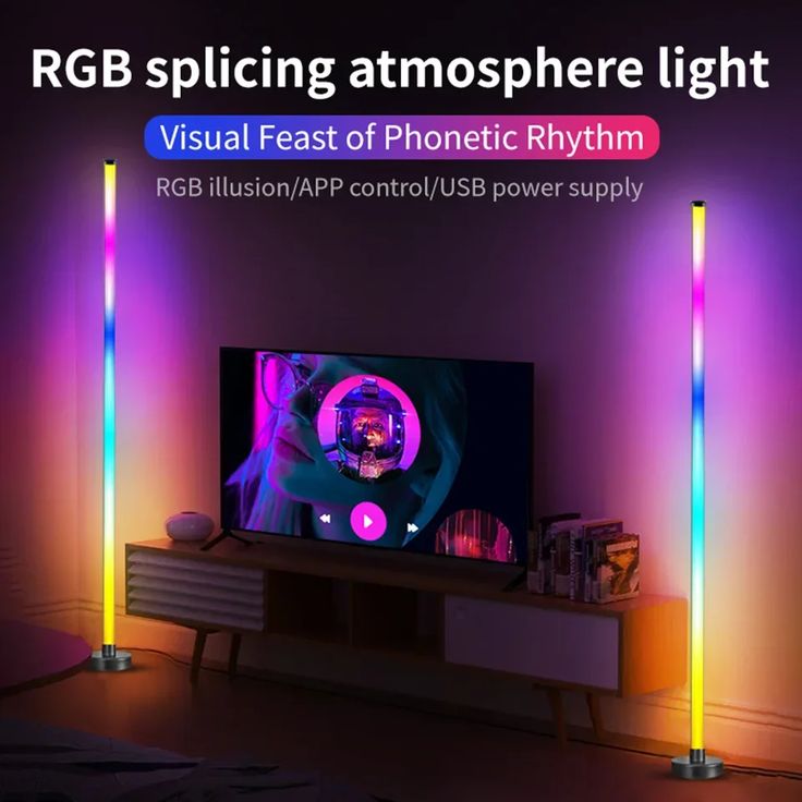 LED Corner RGB Floor Lamp