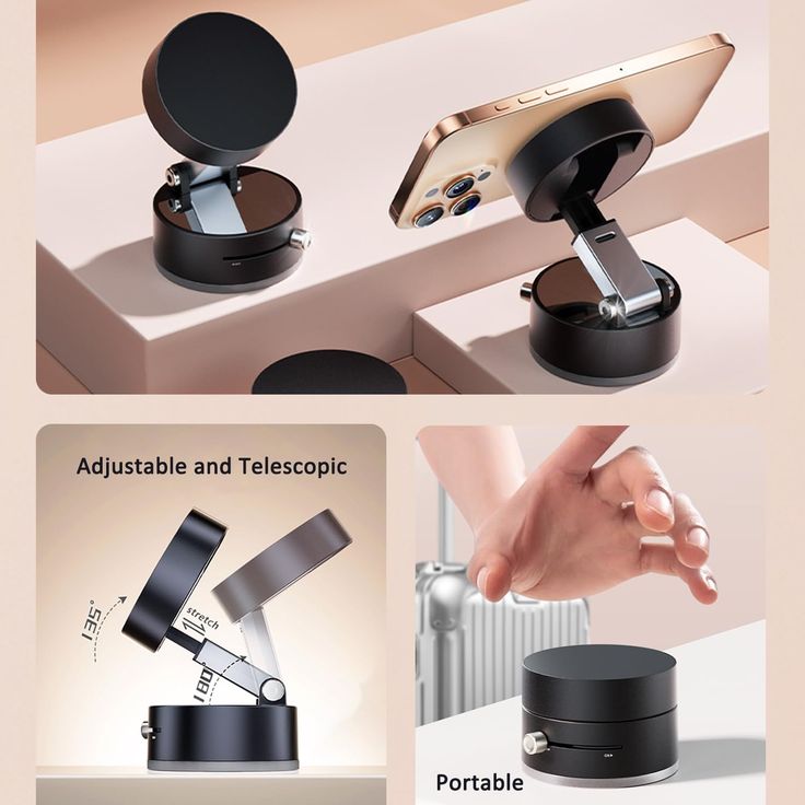 Vacuum Suction Mobile Phone Holder