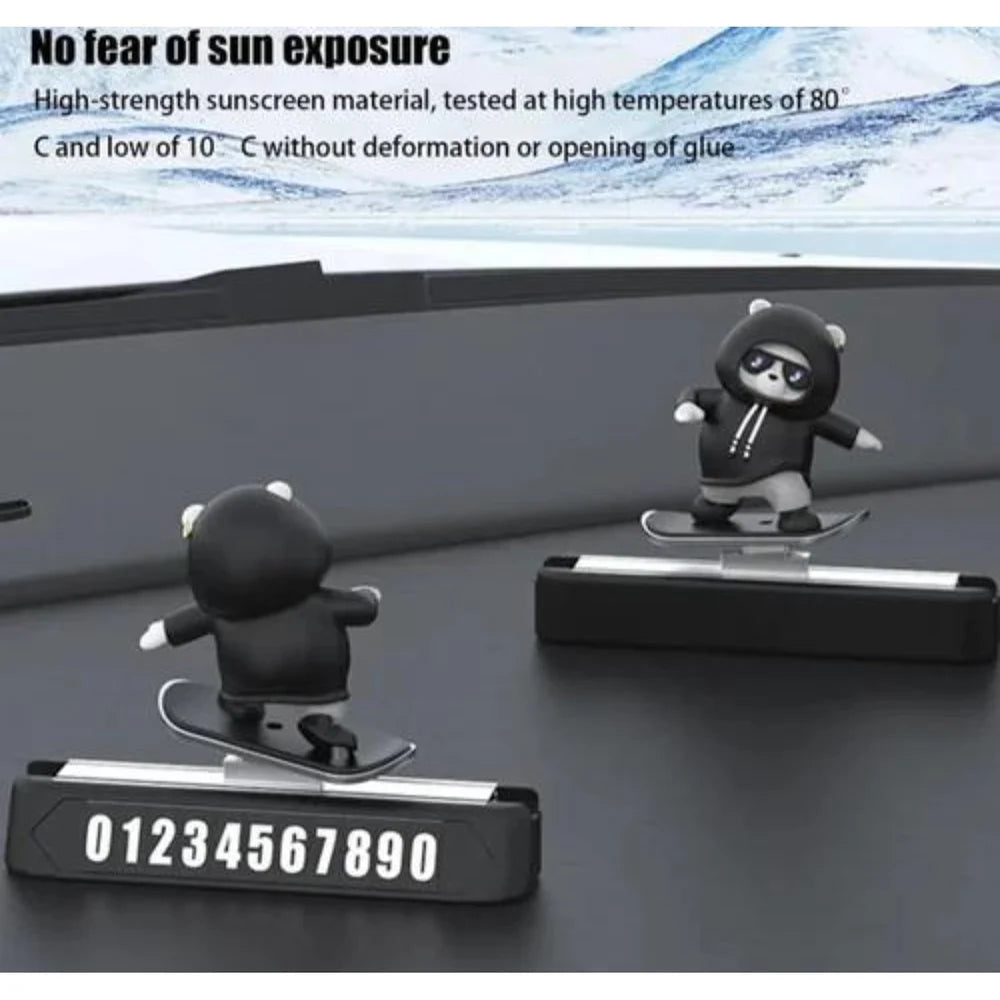 Car Dashboard Sliding Panda