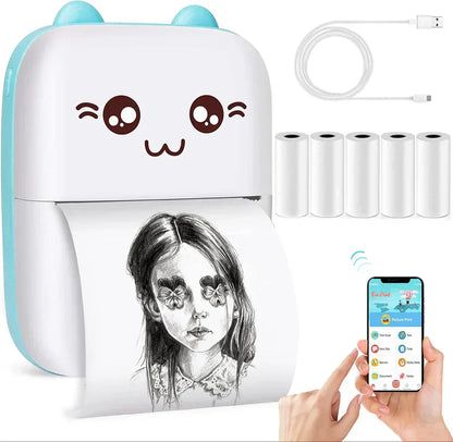 Mini Portable Thermal Bluetooth Printer