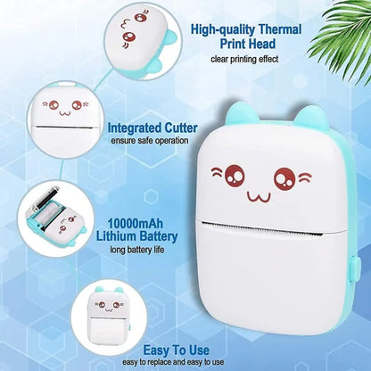 Mini Portable Thermal Bluetooth Printer